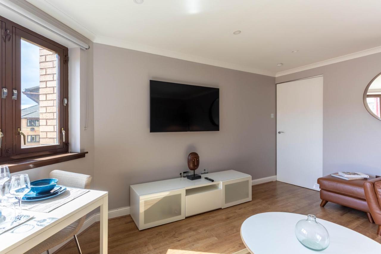 Stunning 1 Bed Merchant City Apartment With Parking Glasgow Eksteriør billede